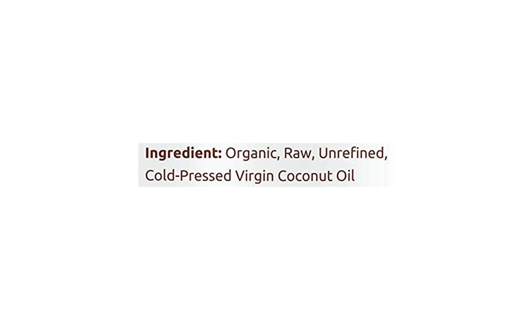 Erika Organics Orgnaic Virgin Coconut Oil    Glass Jar  475 millilitre